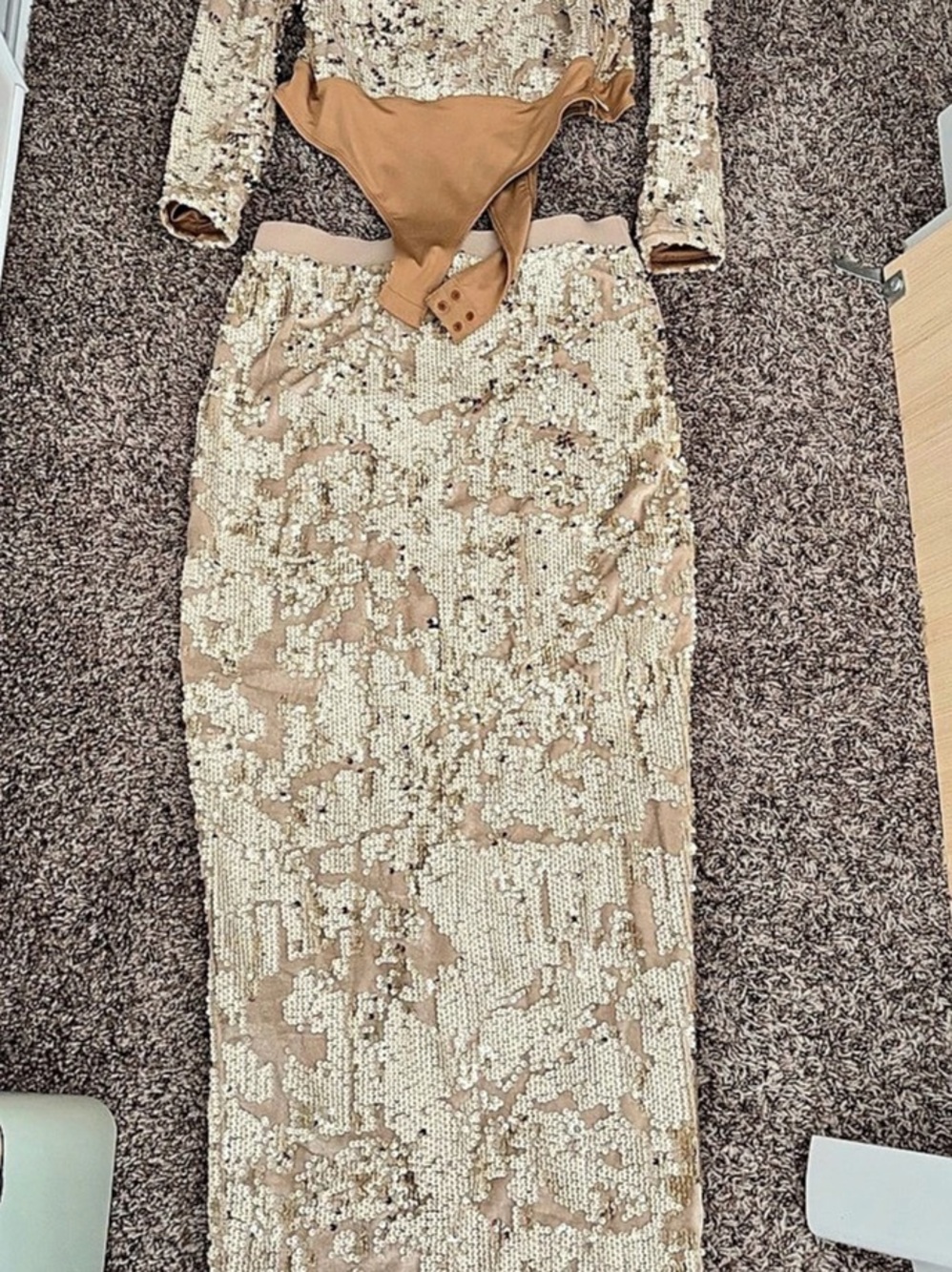 Jluxlabel Sequin Maxi Dress Size Large NWT